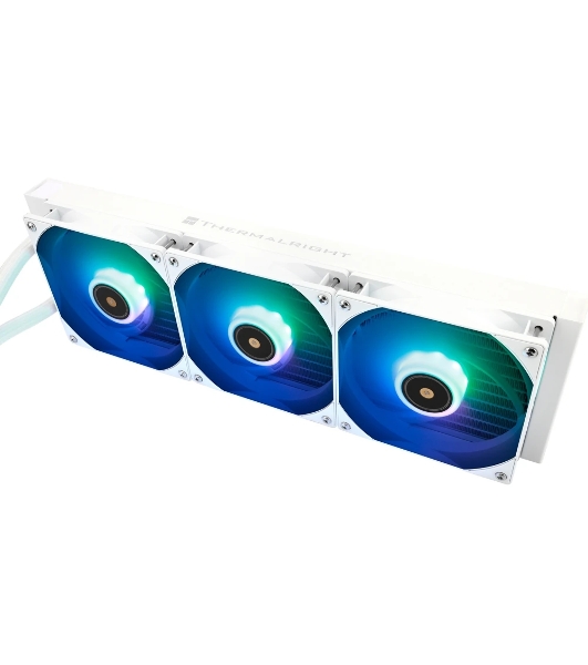 Система жидкостного охлаждения Thermalright Core Vision 360 (360mm, LED, White, ARGB/Fans: 3x120mm, 72.37CFM, 27.7dBA, 2000RPM/Pump height 66mm, Rad thickness 27mm/S: 1700, 1200, 1851, 115X, 2011, 2066, AM5, AM4)