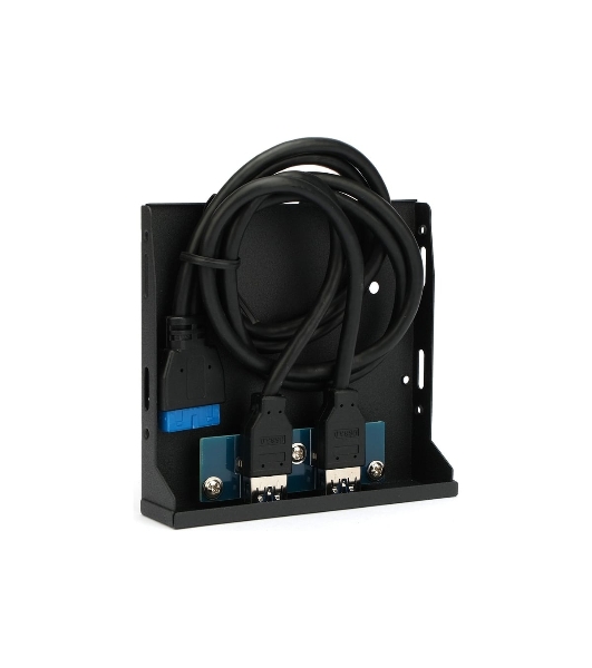 Планка USB 3.0 на переднюю панель 3.5' Gembird FP3.5-USB3-2A, USB, 2xUSB-A 3.0, USB