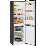 Холодильник Nordfrost NRG 162NF GTM матовый графит двухкамерный 205/105л морозилка снизу, No Frost, фото 1