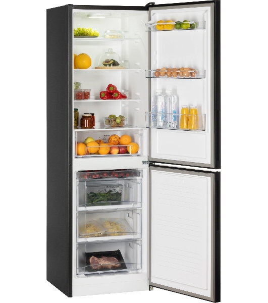 Холодильник Nordfrost NRG 162NF GTM матовый графит двухкамерный 205/105л морозилка снизу, No Frost