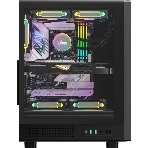 Компьютерный корпус Formula V Line MANA Dynamic Black AR, ATX, TYPE-C*1, USB3.0*2, FRONT 3x120мм ARGB, REAR 1x120мм ARGB, фото4