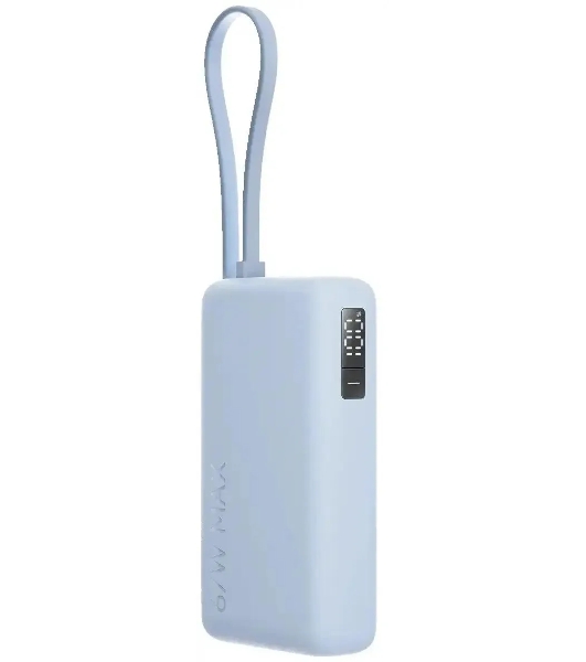 Портативный аккумулятор со встроенным кабелем Xiaomi 67W Power Bank 10000 (Integrated Cable) Ice Blue (BHR08NZGL)
