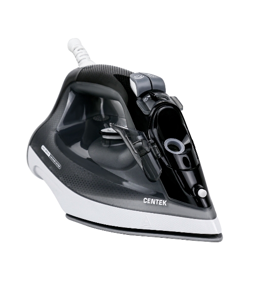 Утюг Centek CT-2307 черный/белый, 2800 Вт, 60 г/мин, 190 г/мин, 300 мл