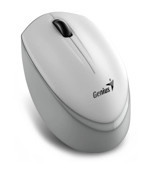 Мышь беспроводная Genius NX-7009 белый/серый, 1200 dpi, радиоканал, USB, кнопки - 3