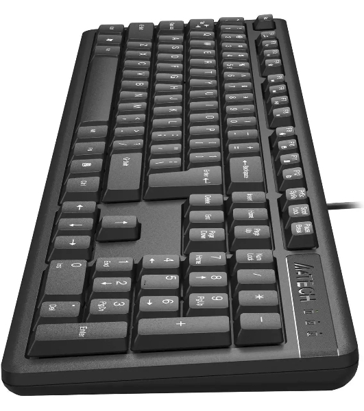 Клавиатура проводная A4Tech KKS-3, USB, черный