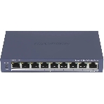 Коммутатор Hikvision DS-3E1309P-EI(O-STD)(B), 8×100 Мбит/с PoE + 1×1 Гбит/с, настраиваемый, фото 1