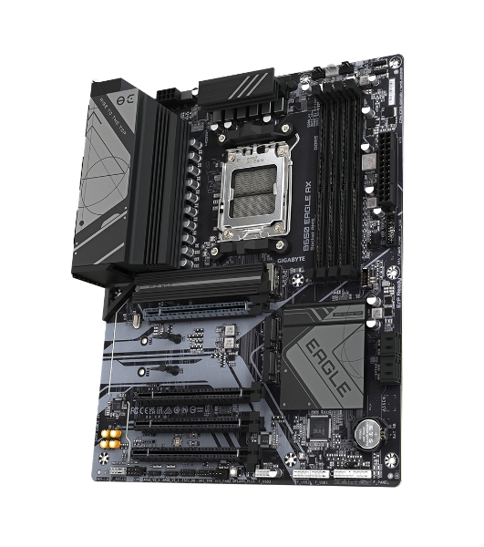 Материнская плата GIGABYTE B650 EAGLE AX (V1.1), AM5, AMD B650, 4xDDR5, 4xSATA, 3xM.2, 1xPCI-E 4.0 x16, 3xPCI-E 3.0 x1, 1xHDMI, 1xDP, 1x 1Gb LAN, 2xUSB 3.2 Gen 2, 1xUSB 3.2 Gen 1, 6xUSB 2.0, 3x3.5 мм, 7.1, Standard-ATX