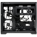 Компьютерный корпус HSPD F330, Panoramic Mini-tower, черный, TG, 0.5 SPCC, 3x120мм ARGB mATX, mITX 160/400/200мм 1x2.5', 2x3.5', 4xPCI 1xUSB-C 3.0, 2xUSB-A1.0 428x280x375мм, фото6