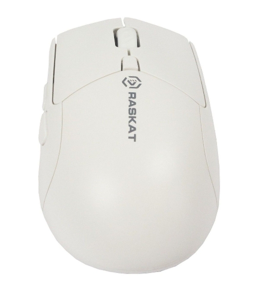 Мышь беспроводная Raskat M007WB белый, 2400 dpi, радиоканал, Bluetooth, USB, кнопки - 6