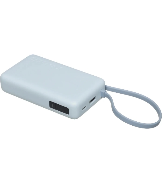 Портативный аккумулятор со встроенным кабелем Xiaomi 67W Power Bank 10000 (Integrated Cable) Ice Blue (BHR08NZGL)