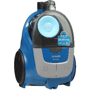 Пылесос Philips XB2022/01 темно-синий, 360/1800 Вт, уборка сухая, пылесборник контейнер 1.3 л