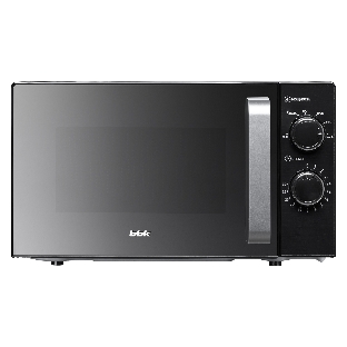 Микроволновая печь BBK 20MWS-776M/B-M черный, 20 л, 700 Вт, переключатели - поворотный механизм