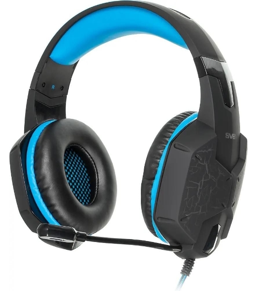 Гарнитура Sven AP-U980MV синий-чёрный, проводная, USB