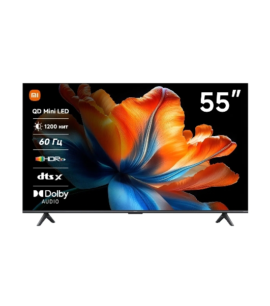 Телевизор Xiaomi TV S Mini LED 55 2026 L55MC-SRU черный 4K UHD 144Hz Smart TV Google TV 4GB/64GB