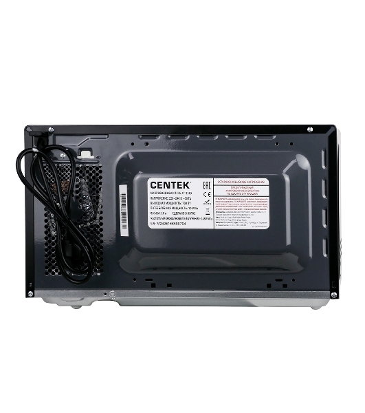 Микроволновая печь Centek CT-1565 черный, 20 л, 700 Вт, переключатели - кнопки, поворотный механизм