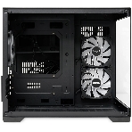 Компьютерный корпус HSPD F330, Panoramic Mini-tower, черный, TG, 0.5 SPCC, 3x120мм ARGB mATX, mITX 160/400/200мм 1x2.5', 2x3.5', 4xPCI 1xUSB-C 3.0, 2xUSB-A1.0 428x280x375мм, фото7