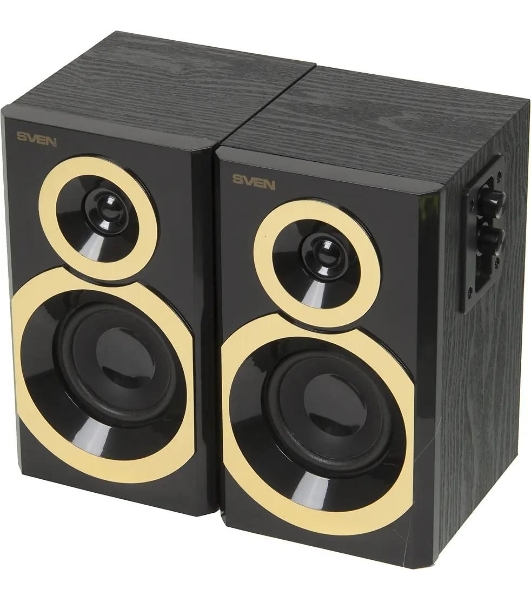 Акустическая система SVEN SPS-619 GOLD акустическая система 2.0, мощность 2х10 Вт(RMS)