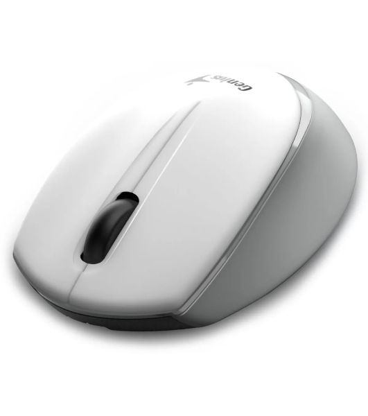 Мышь беспроводная Genius NX-7009 белый/серый, 1200 dpi, радиоканал, USB, кнопки - 3