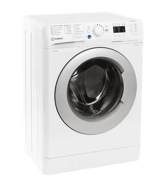 Стиральная машина Indesit BWSA 7109 WSV белый, загрузка фронтальная 7 кг, 1000 об/мин, класс: A