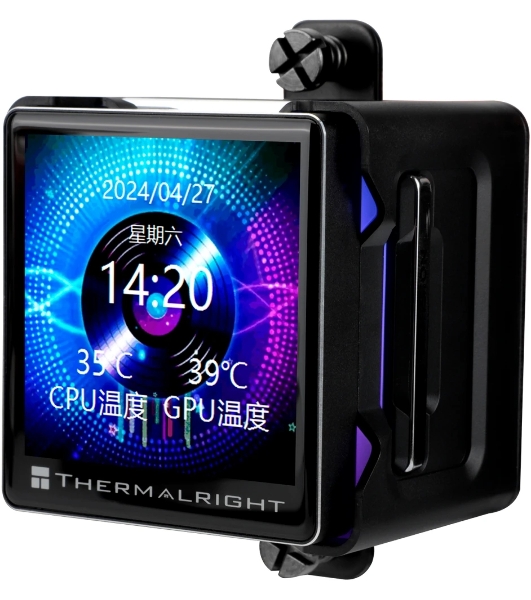 Система жидкостного охлаждения Thermalright Elite Vision 360 (360mm, LED, Black, ARGB/Fans: 3x120mm, 69CFM, 27dBA, 2150RPM/Pump height 63mm, Rad thickness 27mm/S: 1700, 1200, 1851, 115X, 2011, 2066, AM5, AM4)