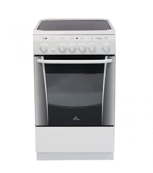 Плита электрическая De Luxe 506004.03ЭС белый, конфорок 4 шт, духовка 60 л, 50 см x 85 см x 60 см