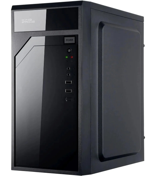 Компьютерный корпус KingPrice KPCC-MN208 черный без БП mATX 1x80мм 2x120мм 2xUSB 2.0 audio