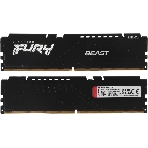 Оперативная память Kingston Fury Beast, DDR5, 32GB (2x16GB), 5600MHz, CL40, DIMM, с радиаторами, черный, фото9
