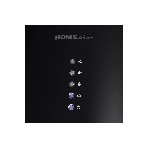 Вытяжка островная HOMSair ART 1050IS 35 черный, 35 см, 1050 куб. м/ч, 63 дБ, фото2