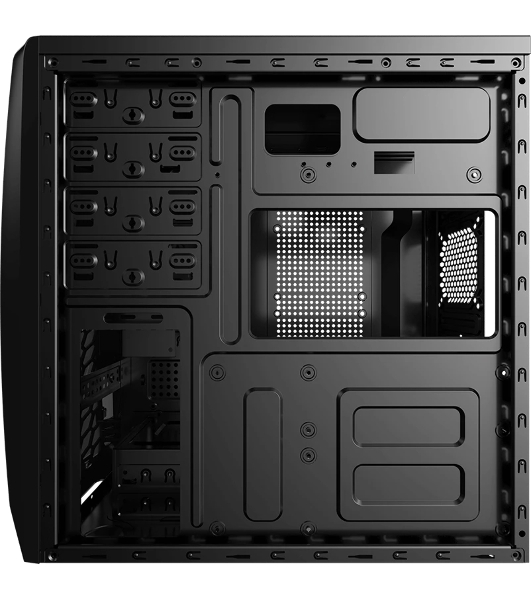 Компьютерный корпус Miditower Aerocool/Formula Cs-1102 черный ATX/micro ATX/mini ITX, USB 3.0 (без БП) 58133