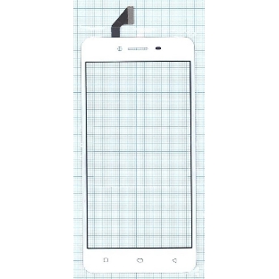 Сенсорное стекло (тачскрин) для OPPO A37, белое