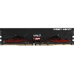 Оперативная память AMD Radeon R9, DDR4, 16GB (1x16GB), 3200MHz, CL16, DIMM, с радиатором, черный, фото 1