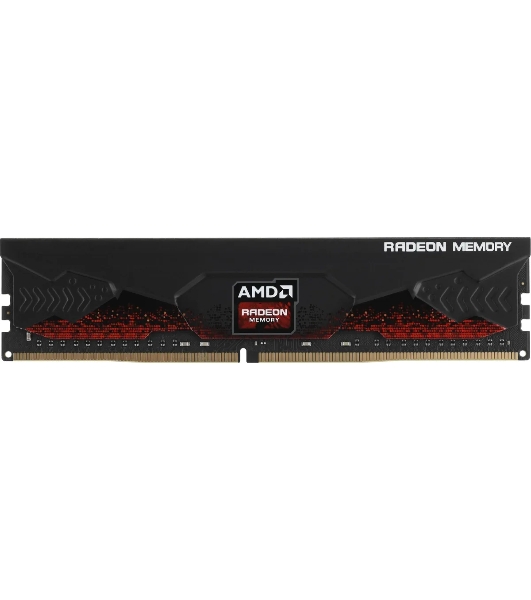 Оперативная память AMD Radeon R9, DDR4, 16GB (1x16GB), 3200MHz, CL16, DIMM, с радиатором, черный
