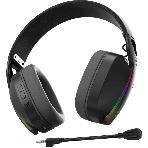 Гарнитура MARVO HG9086W Pulz 70W чёрный, беспроводная + проводная, радиоканал, до 10 ч, съёмный микрофон, подсветка, совместимость с PS5, Xbox, фото6