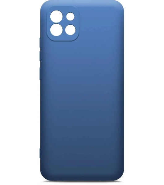 Чехол (клип-кейс) BoraSCO Microfiber Case для Samsung Galaxy A03 синий