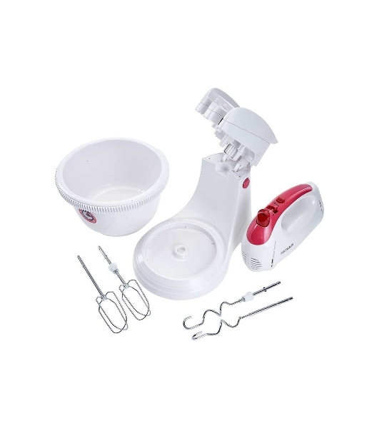 Миксер Delta LUX DL-5071C белый/розовым