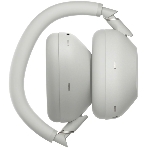 Беспроводные/проводные наушники Sony WH-1000XM6 серебро, полноразмерные, Bluetooth + проводной, адаптивное активное шумоподавление, до 40 ч, фото5