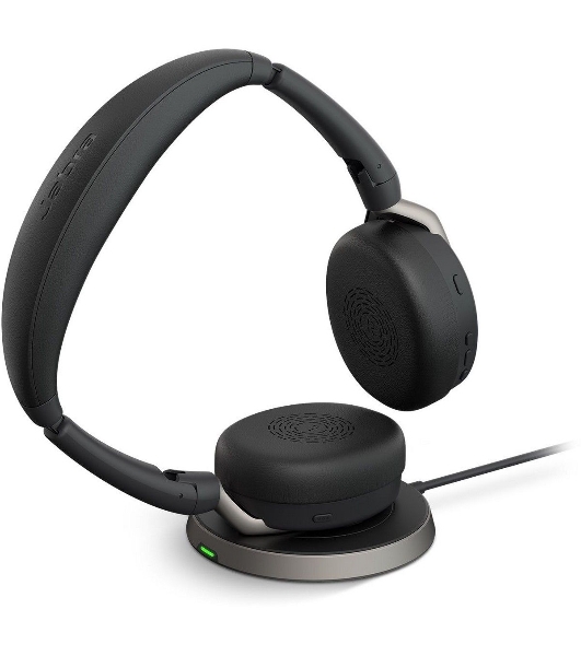 Гарнитура Jabra Evolve2 65 Flex чёрный, беспроводная, Bluetooth, до 32 ч