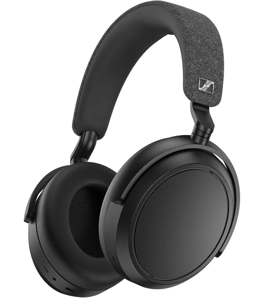 Беспроводные/проводные наушники Sennheiser Momentum 4 Wireless черный, полноразмерные, Bluetooth + Jack 3.5 мм, активное шумоподавление, до 60 ч