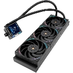 Система жидкостного охлаждения Thermalright Elite Vision 360 (360mm, LED, Black, ARGB/Fans: 3x120mm, 69CFM, 27dBA, 2150RPM/Pump height 63mm, Rad thickness 27mm/S: 1700, 1200, 1851, 115X, 2011, 2066, AM5, AM4), фото4