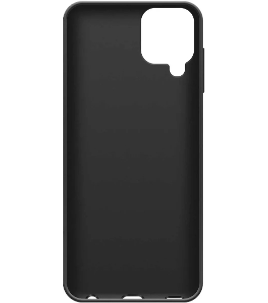 Чехол (клип-кейс) BoraSCO Silicone Case для Samsung Galaxy A12 черный (матовый)