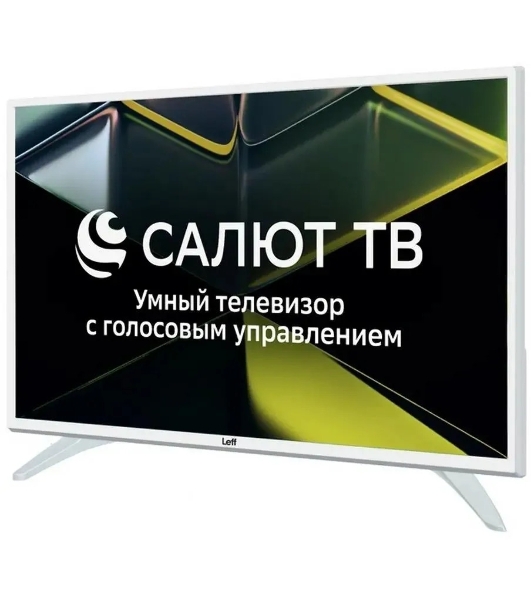 Телевизор LEFF 32' 32H691T белый DLED HD 60Hz Smart TV Салют ТВ