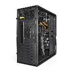 Компьютерный корпус Miditower ExeGate XP-329S-UNS400 (ATX, БП UNS400 с вент. 12см, 2*USB, аудио, черный), фото4