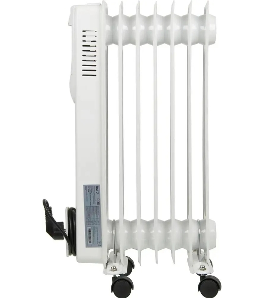 Обогреватель масляный Ballu Comfort BOH/CM-07WDN (7 секций) белый, 1500 Вт, 20 м2, термостат