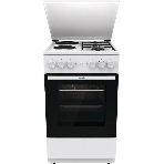Плита комбинированная Gorenje GK5A12WG белый, конфорок 2 газовых и 2 электрических, духовка 68 л, 50 см x 85 см x 59.4 см, фото 1
