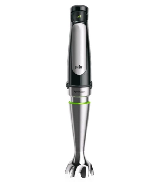 Блендер погружной Braun Multiquick 7 MQ7045X черный, 1000 Вт, плавная регулировка, турбо