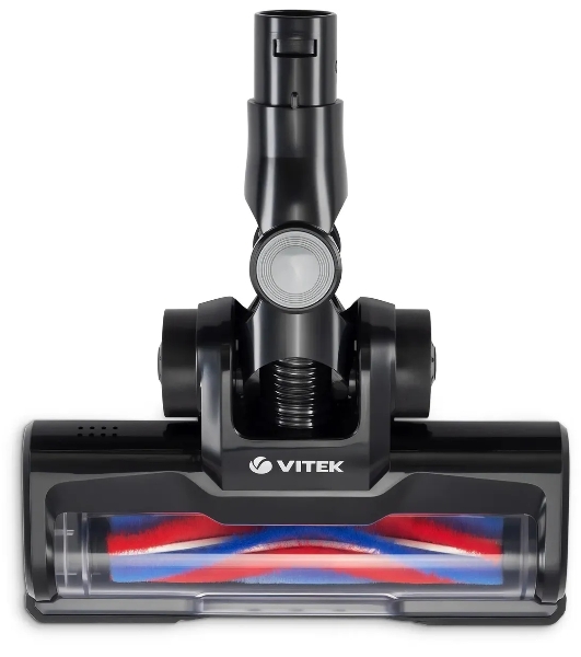 Пылесос вертикальный Vitek Starlight VT-8143 черный/серебристый, питание от аккумулятора, 35 Вт, уборка сухая, пылесборник 0.6 л, работа от АКБ max 30 мин