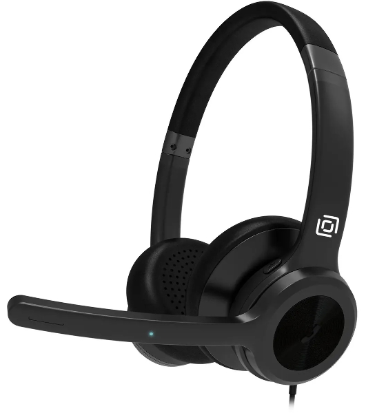 Гарнитура Oklick HS-L800 чёрный, проводная, USB