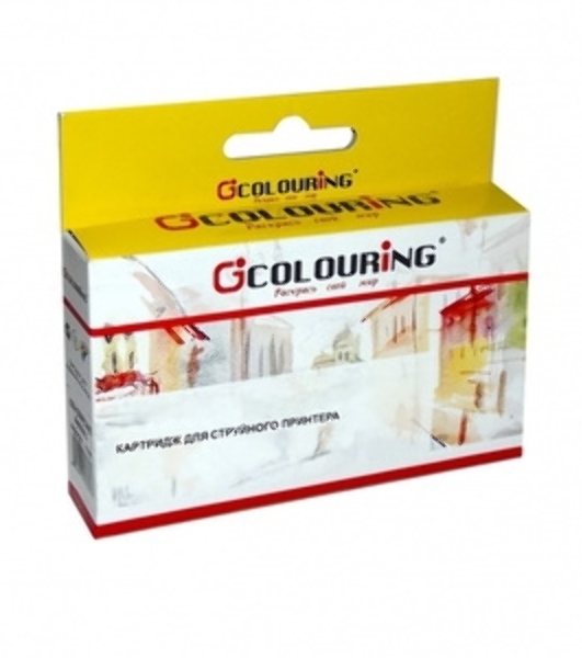 Картридж струйный Colouring CG-1284 Yellow пигмент для Epson S22/SX125/SX130/SX420W/SX425W/Office BX305F/BX305FW