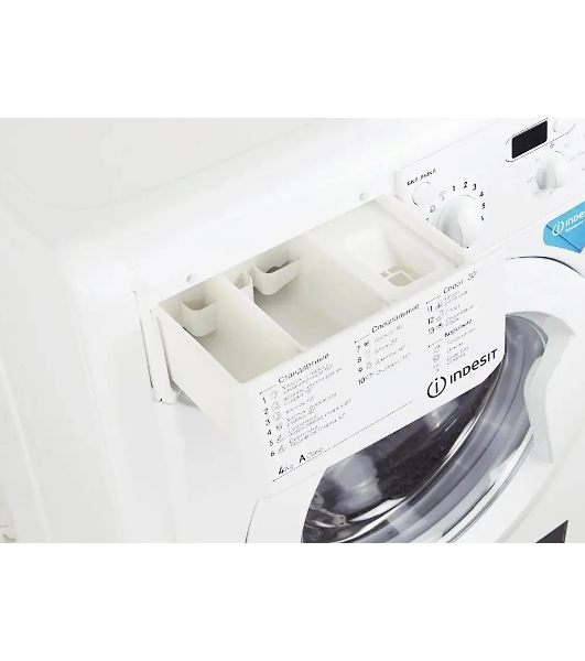 Стиральная машина Indesit IWUD 4105 белый, загрузка фронтальная 4 кг, 1000 об/мин., класс: А