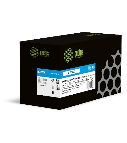 Картридж лазерный Cactus CS-TK5490С голубой (2400стр.) для Kyocera ECOSYS PA2101cx/PA2101cwx/MA2101cfx/MA2101cwfx с чипом